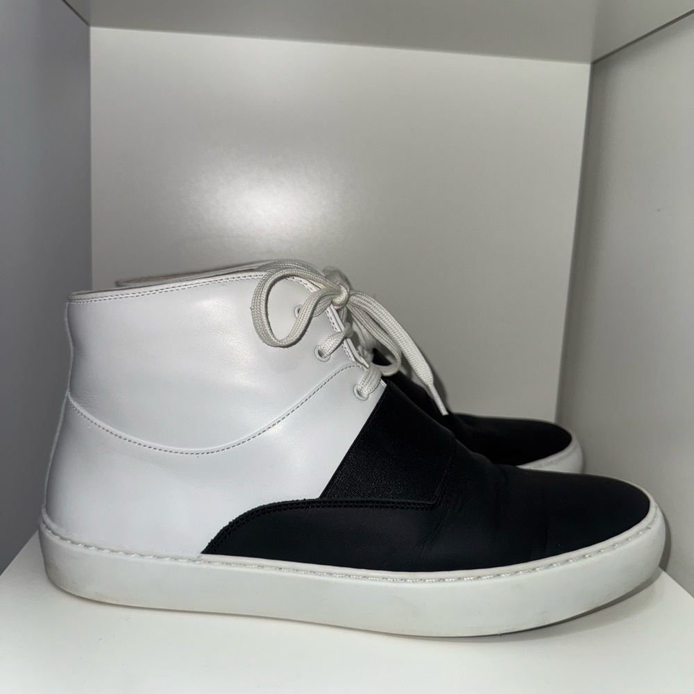 Black and white Chanel sneakers. Used with light signs of wear.